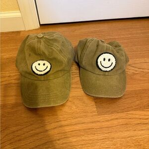 🙂Mommy & Me Smiley Face Ball cap